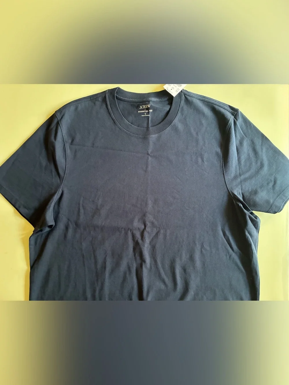 J. Crew Men’s Classic Crewneck Tee in Navy Blue. L. NWT.